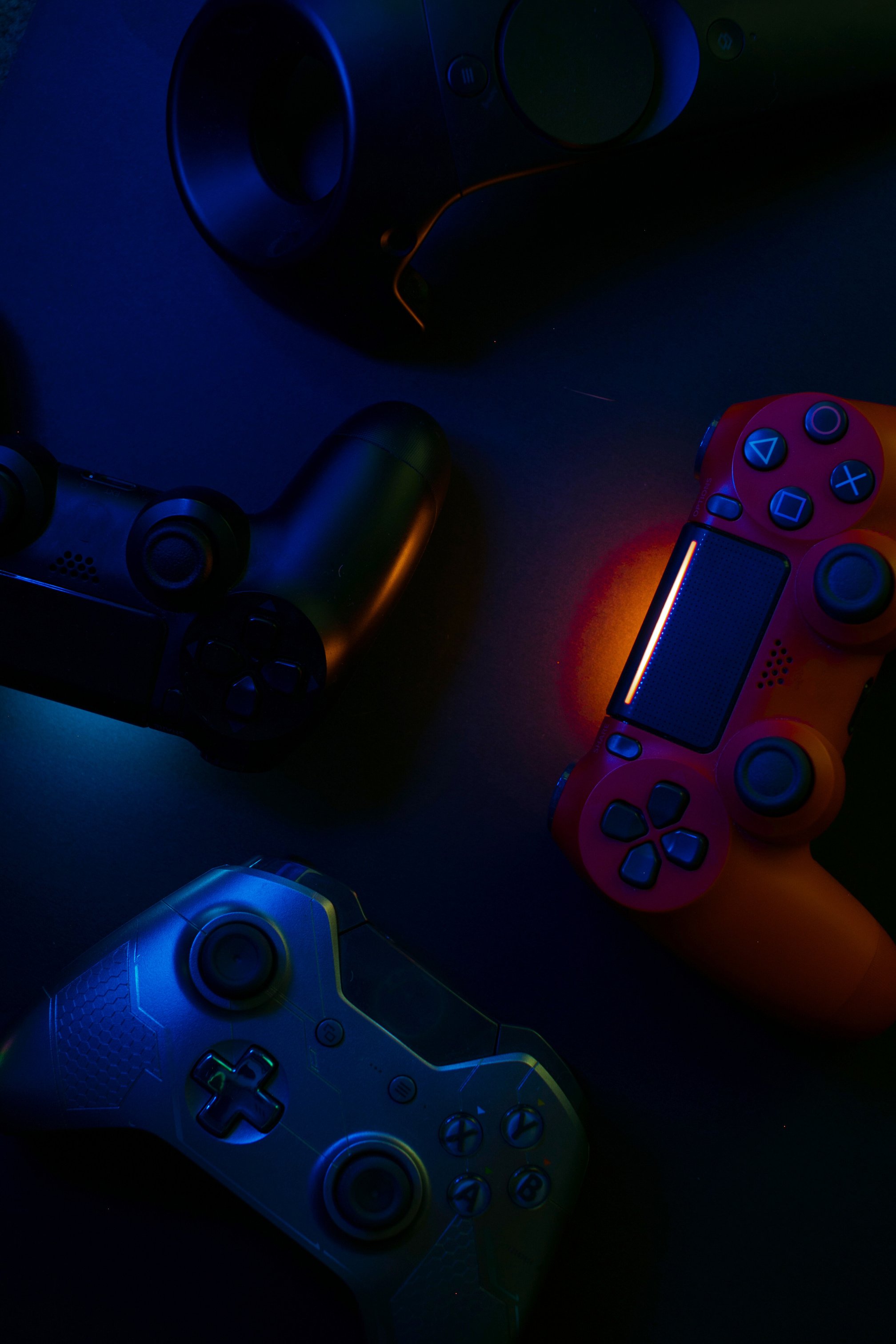 Game Console Device in the Dark